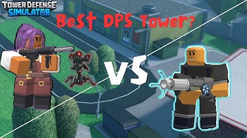 TDS Engineer VS Accelerator, who is the best DPS tower? | Roblox