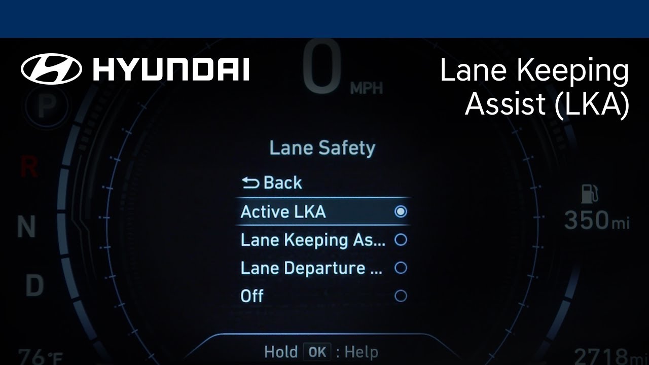 How Lane Keeping Assist Works   Santa Fe   Hyundai