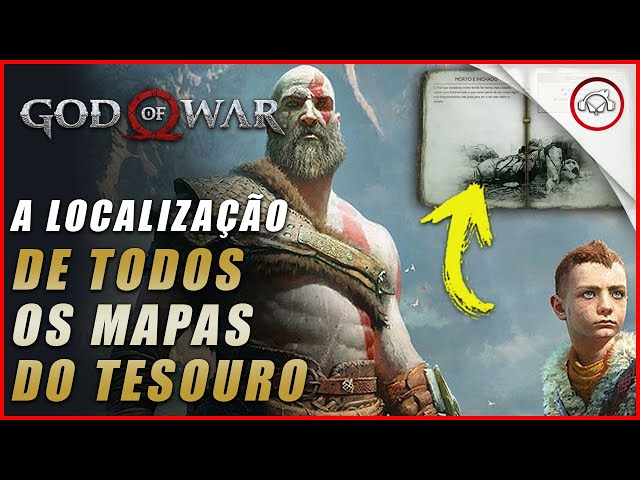 God of War 2018 Mapa do Tesouro Não Pisque 