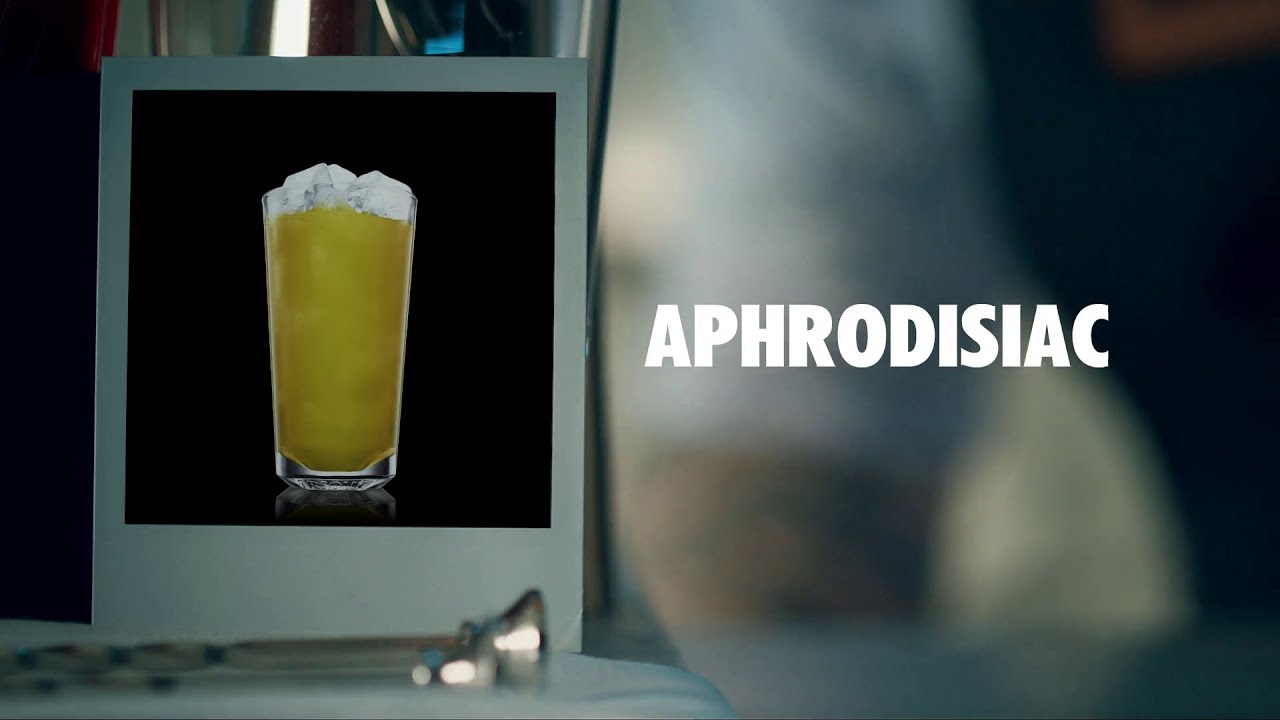 APHRODISIAC DRINK RECIPE HOW TO MIX YouTube