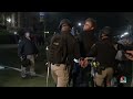 Protesters detained as police start to clear the UCLA encampment