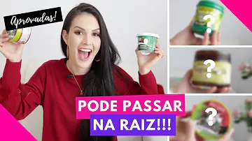 Qual máscara pode passar na raiz do cabelo?