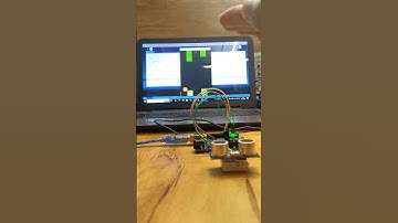 processing proximity/Arduino ultrasonic sensor #shortsvideo #arduino
