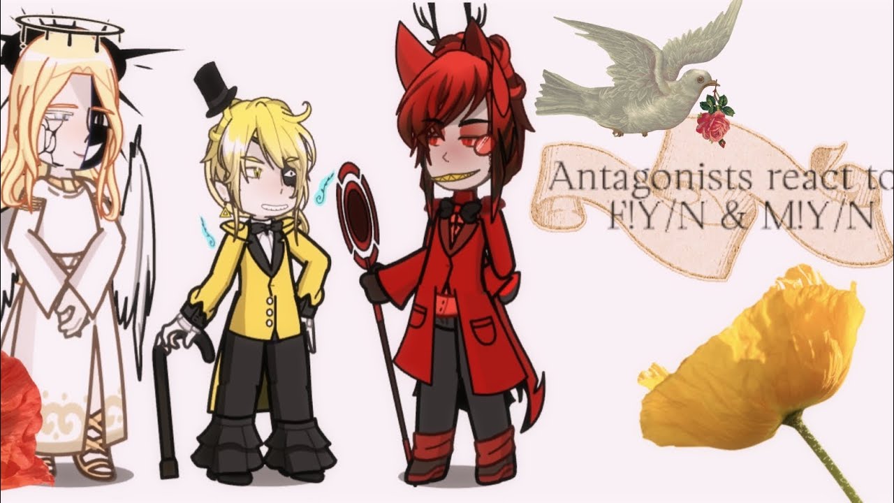 Antagonists react to F!Y/N as Arlecchino | DISCONTINUED | Gacha Life 2