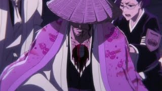 Quincy Shoots a Hole through Shunsui Kyoraku - Bleach TYBW
