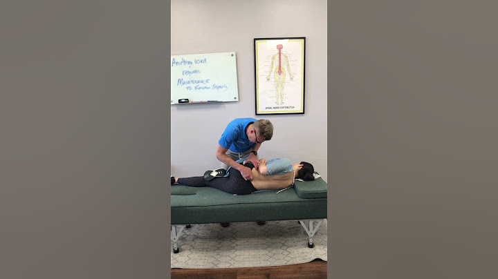Gonstead L5 Adjustment for low back pain, herniated discs, and sciatica #carlsbadchiropractor