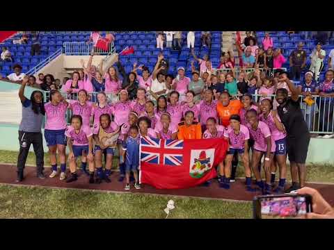 Bermuda Celebrate 2-0 Win Over Dominican Republic, Sept 22 2023