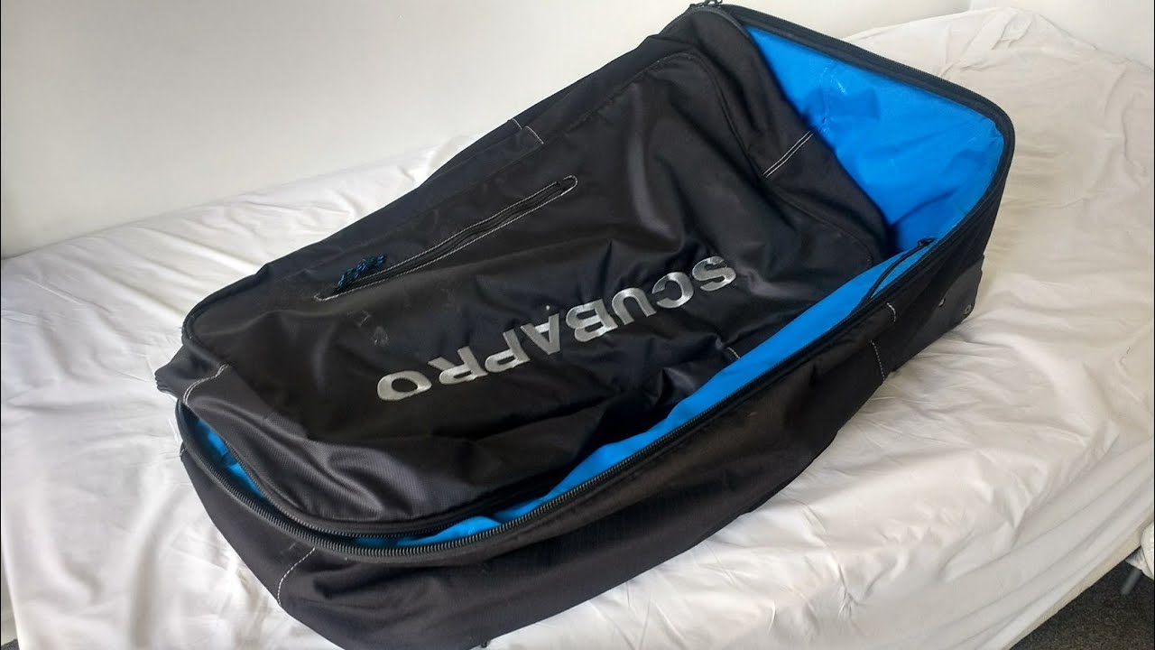 SCUBAPRO ECCO ROLLING TRAVEL BAG real user review YouTube