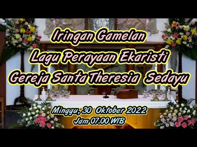 Iringan Gamelan Lagu Perayaan Ekaristi Gereja Santa Theresia Sedayu class=