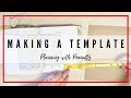 Making a Template for My Journaling Bible Margins | See How I Use It | Journal with Me | DIY