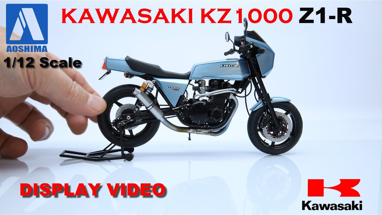 AOSHIMA 1/12 Scale KAWASAKI KZ 1000 Z1-R #kawasaki #motorcycle