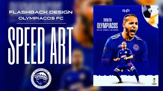 💙 | 2019/20 Olympiacos FC Flashback Design // PicsArt Speed Art Tutorial Sports Graphic Design 