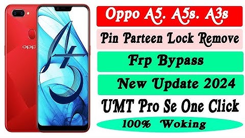 Unlock OPPO A5 (CPH1809) in One Click Using UMT Tool - 🔥 Oppo a3s Oppo a5s Frp Bypass 💯 ! Realme 2 !