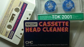 TDK head cleaner 2001 / Mallory head cleaner