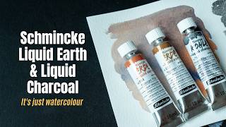 Schmincke Liquid Earth And Liquid Charcoal review