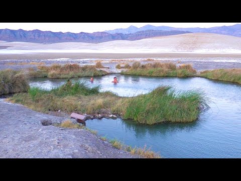 Natural hot springs in California