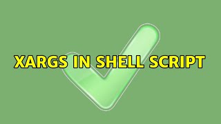 xargs in shell script