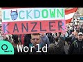 Protests March Against Country-Wide Lockdown in Austria