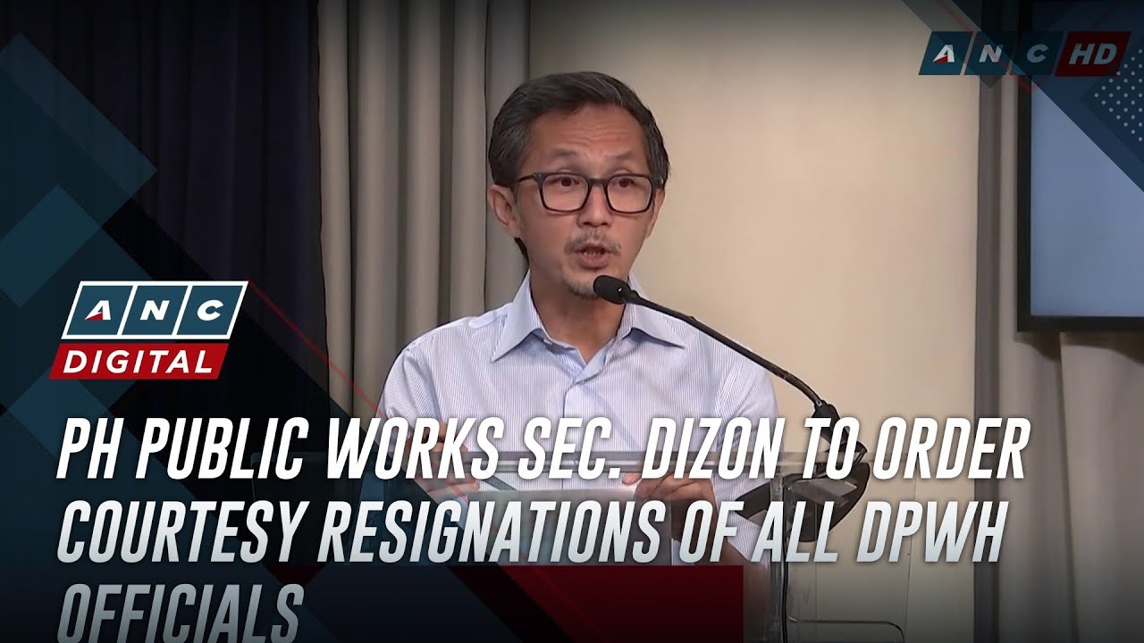Министр общественных работ Филиппин Дизон распорядился об отставке всех должностных лиц Департаме...