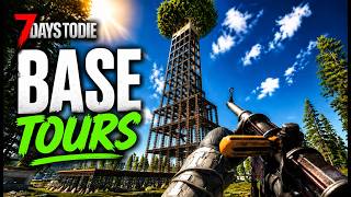 7 Days to Die BASE TOURS! My Players Built THIS?!