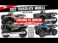 2022 Honda Foreman VS Rubicon 520 ATV Model Lineup Differences Explained | TRX520 4x4 Buyer's Guide