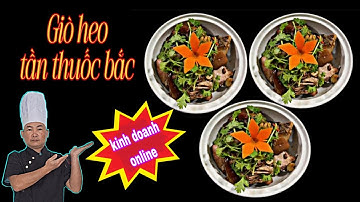 công thức kinh doanh món giò hầm thập toàn đại bổ #amthucdasacmau