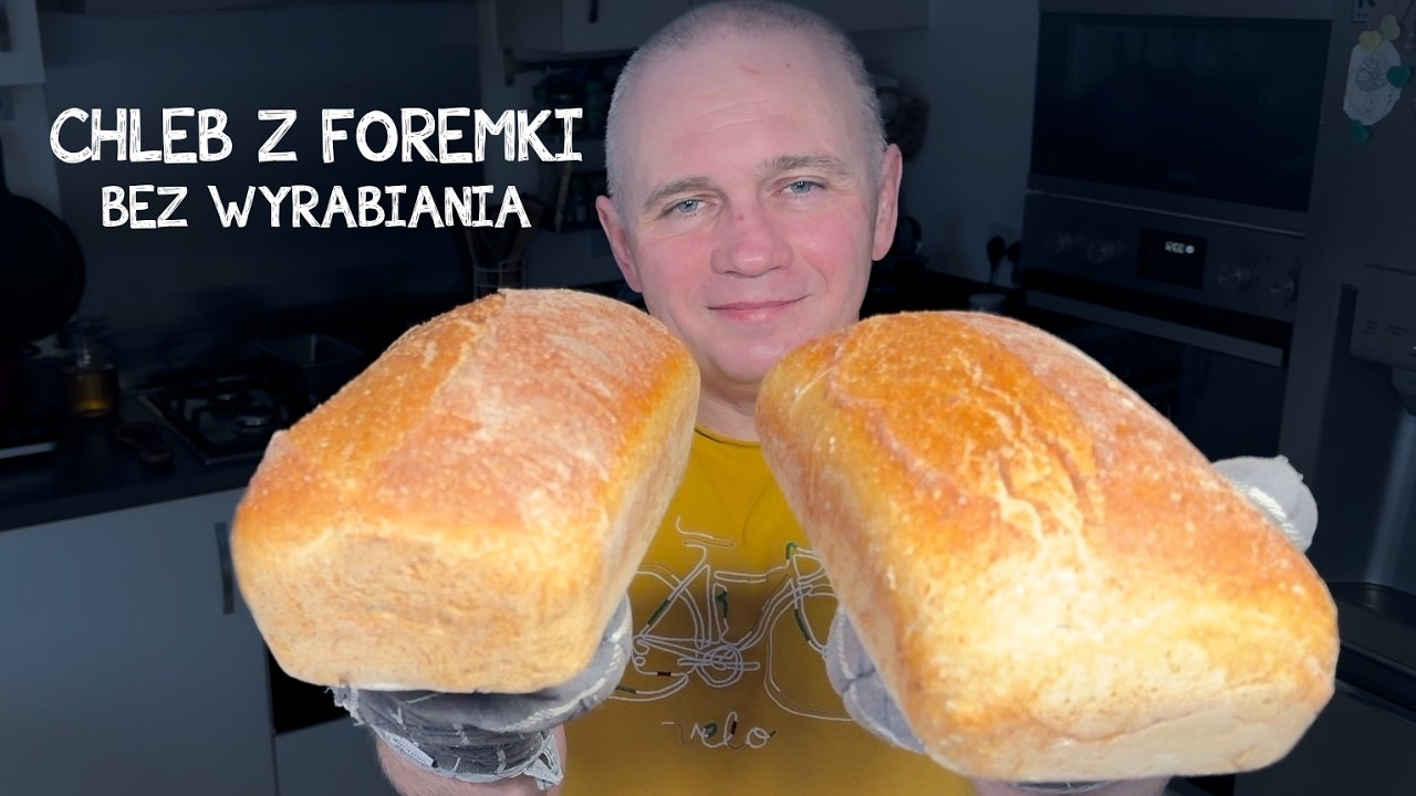 Jak upiec chleb w foremce bez wyrabiania. Jak z piekarni!