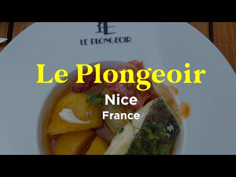 Brunching On A Rock In Nice — Le Plongeoir  | Nice France Brunch | Food Tour