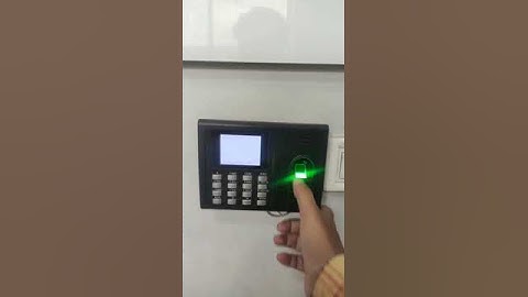 eSSL K90 Product Demo with Live Fingerprint Punch #essl # #shorts #youtubeshort