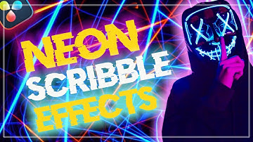 NEON SCRIBBLE EFFECTS - Tagalog Tutorial sa DAVINCI RESOLVE
