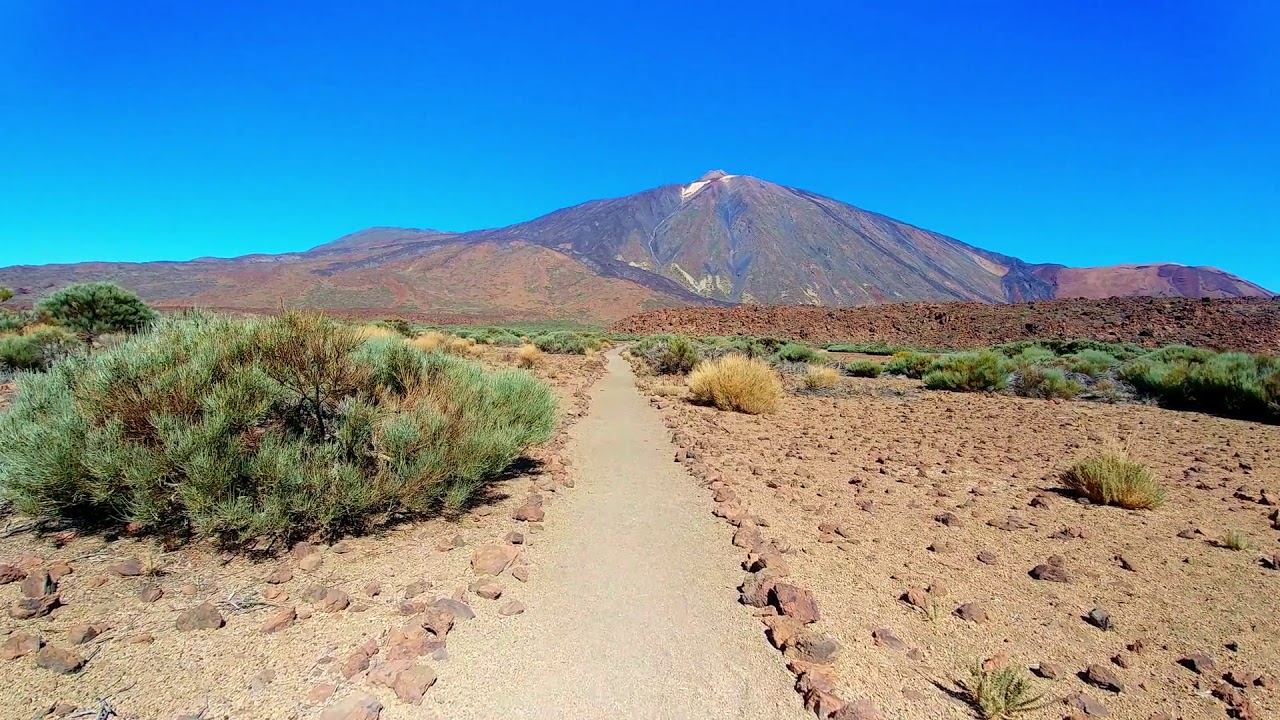 HD Volcano Mountain Path Teide Video | Royalty Free Stock Footage | No Copyright | Free to Use