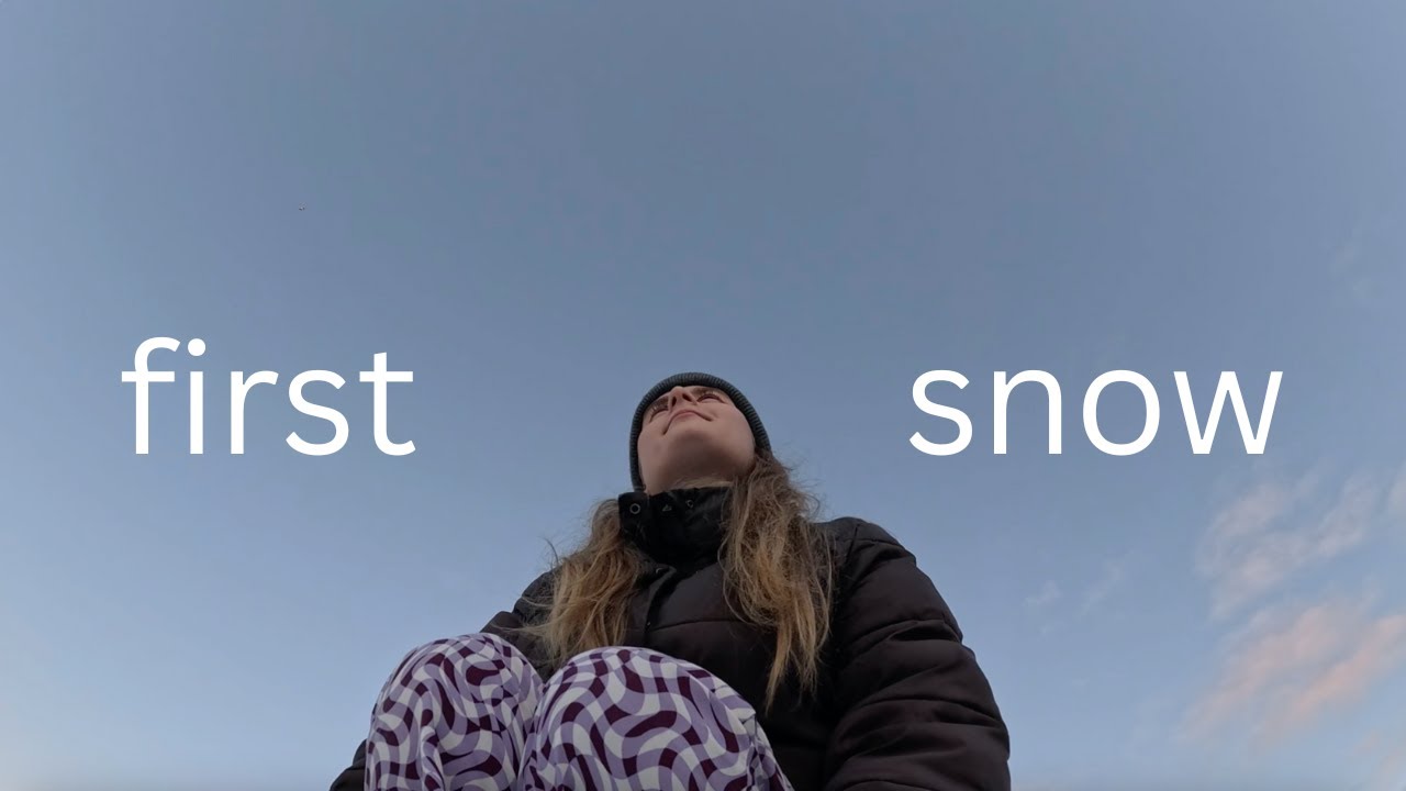 first snow, sounds of the ice, and feeling a little lonely