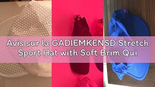 Avis sur la GADIEMKENSD Stretch Sport Hat with Soft Brim Quick Dry Lightweight Breathable Running Ca screenshot 5