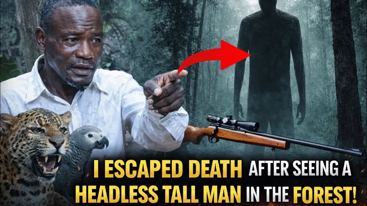 SCÄRY😳😱: Ghanaian Hunter Escapes Death After Seeing a Headless Tall Black Man in a Nigerian Forest 