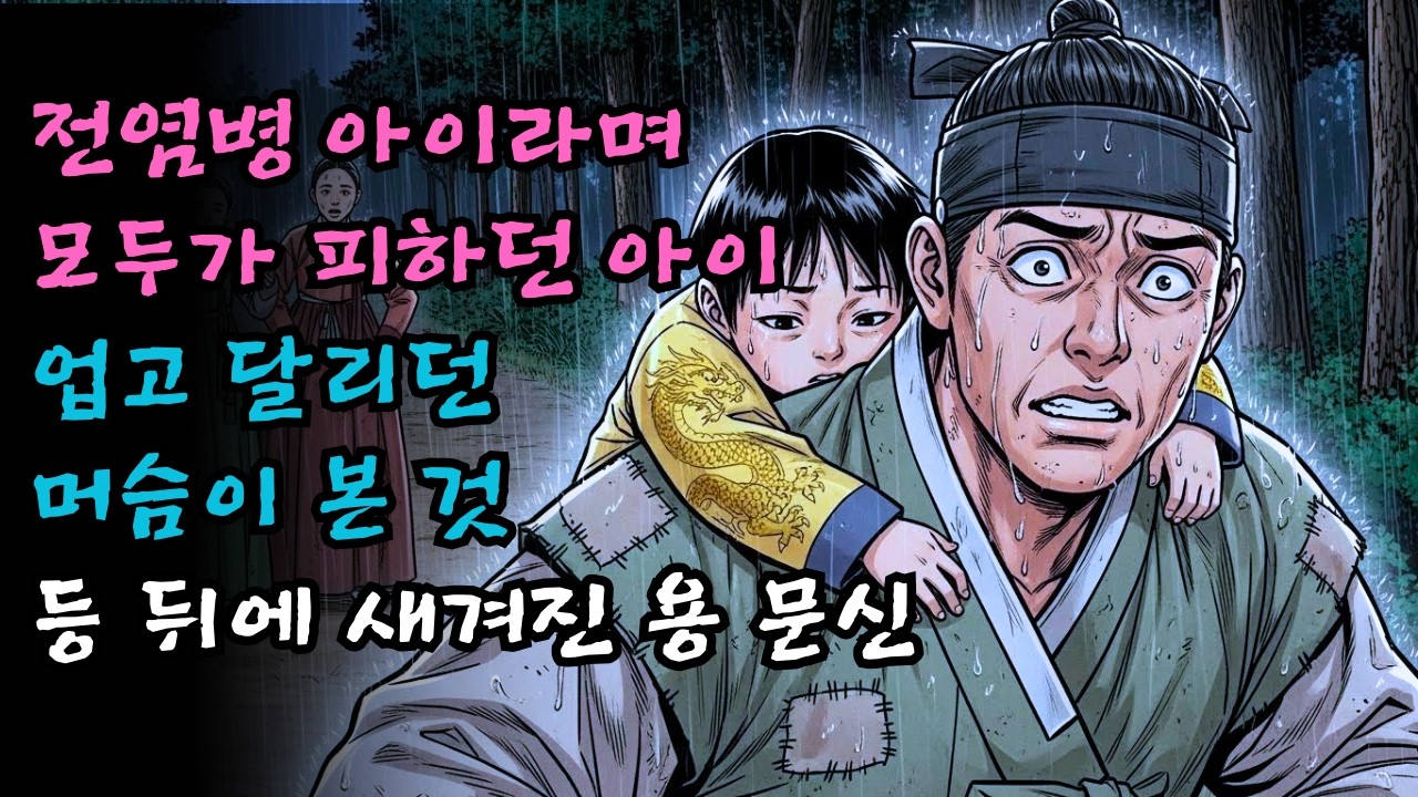 전염병 걸린 아이라며 모두가 피할 때, 아이를 업고 뛴 머슴이 발견한 등 뒤의 용 문신 | 조선 |야담