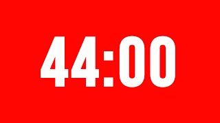 44 Minute Timer With Alarm Without Music