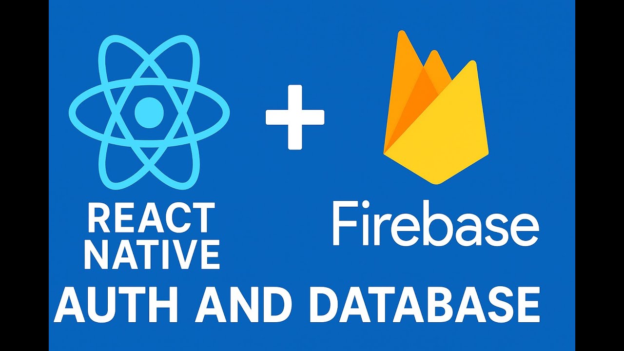 React Native with Firebase Authentication and Database - YouTube