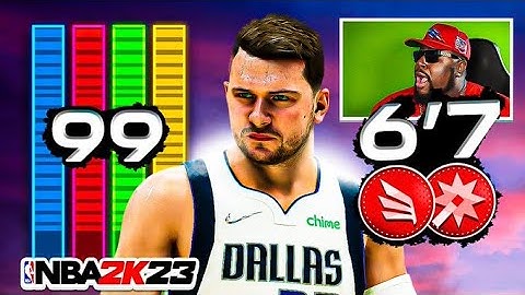 HOW TO MAKE A COMP LUKA DONCIC "DIMING 3 LEVEL SCORER" BUILD ON NBA 2K23