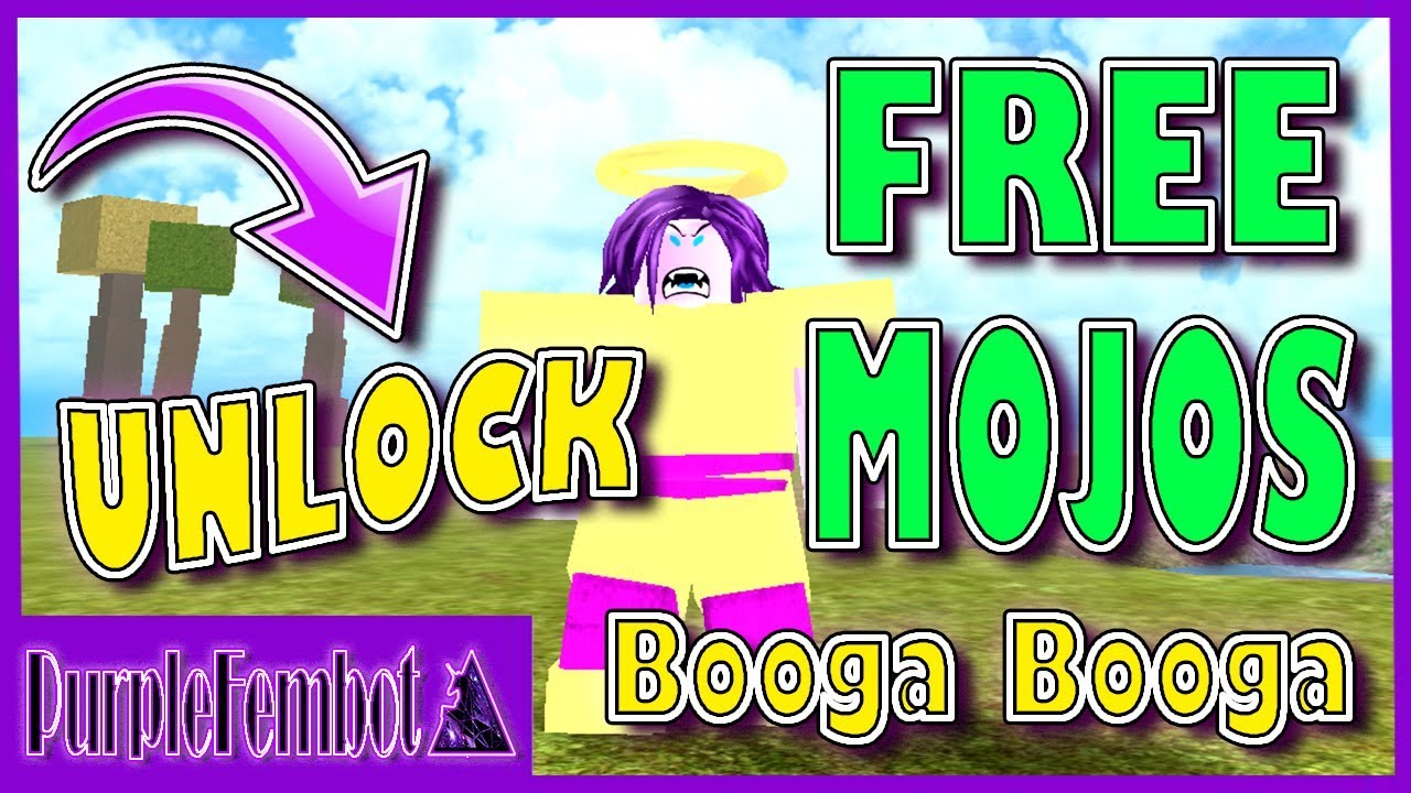 Booga Booga Unlock Free Mojo Glitch Patched Youtube - how to get free hacks on roblox booga booga