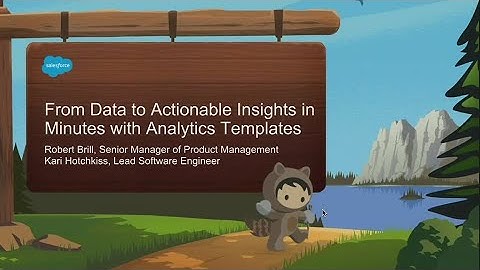 From Data to Actionable Insights in Minutes with Analytics Templates