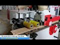 Testing video for wood broom handle making machine
