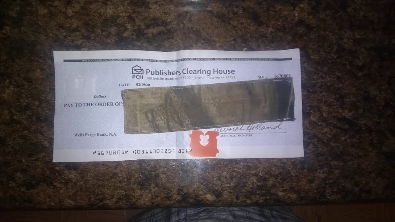 I Just Literally Won Publisher's Clearing House!! A Legitimate Check ...