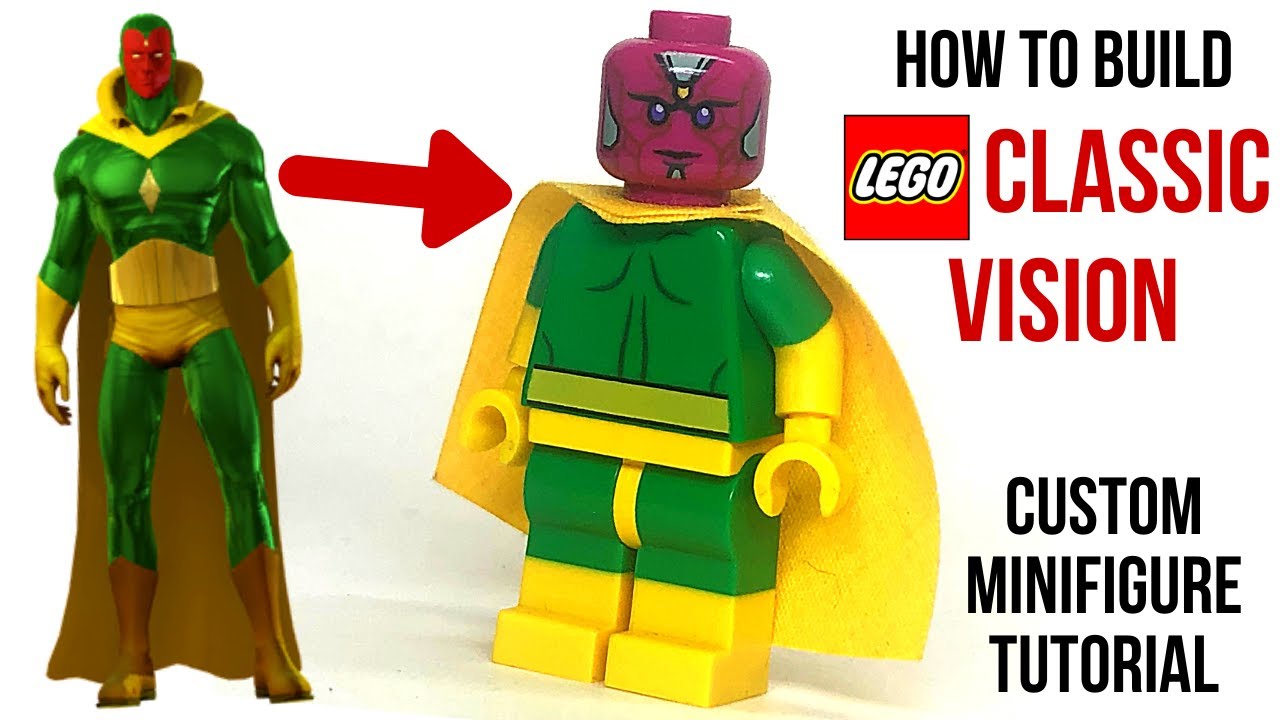 spade bringe handlingen lovgivning HOW TO Build LEGO VISION (Classic) from Marvel Comics! - YouTube