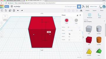 How to manipulate and dimension shapes in Tinkercad