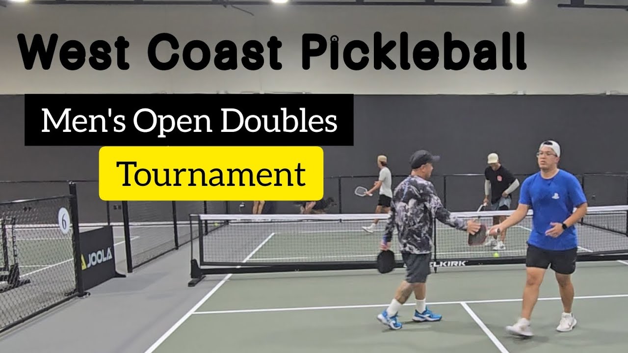 West Coast Pickleball - Men's Open Doubles - Tournament - Moneyball - SoCal - Orange County -