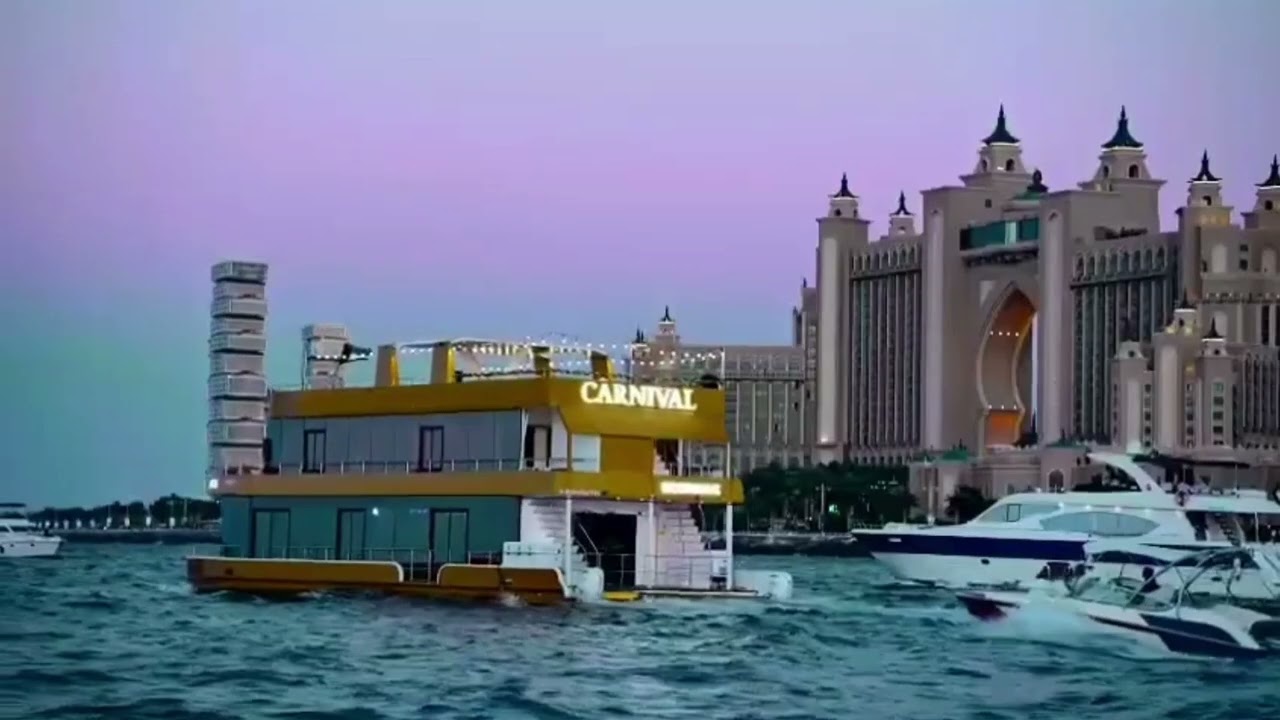 ⁣NO 1 YACHT GOLDEN CRUISE CARNIVAL #luxuryyacht #dubailuxury