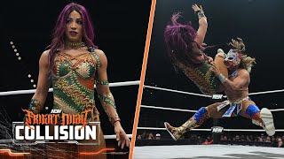 Aew Collision Highlights Mercedes Moné Vs Olympia For The Cmll Womens World Le 11125