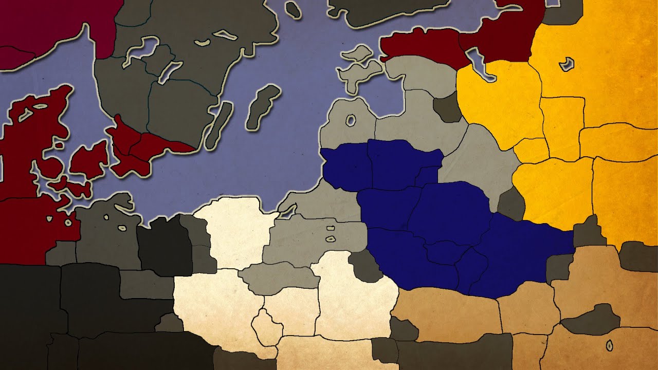 Medieval 2: Teutonic Hotseat Timelapse (Multiplayer Campaign)