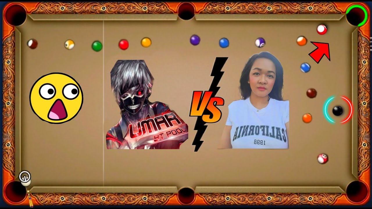 8 Ball Pool - 👑Queen Len👸 vs Umar YT Pool 🔥||The Craziest Knuckle Shot Ever 