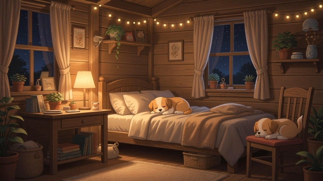 Puppy Dream 🐶 Relaxing Fantasy Piano & Flute for Focus